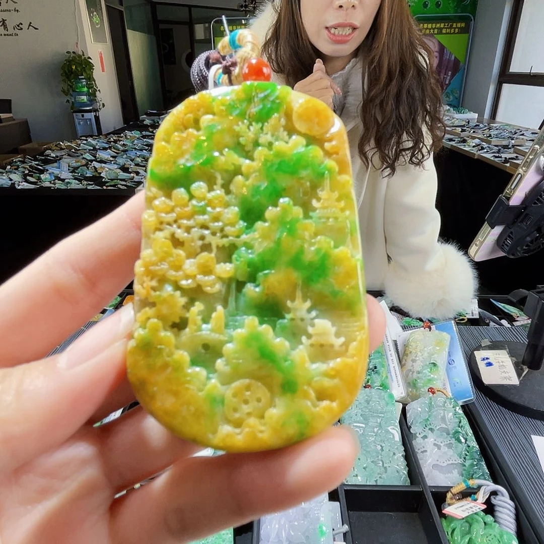 颈饰未镶嵌翡翠翡翠