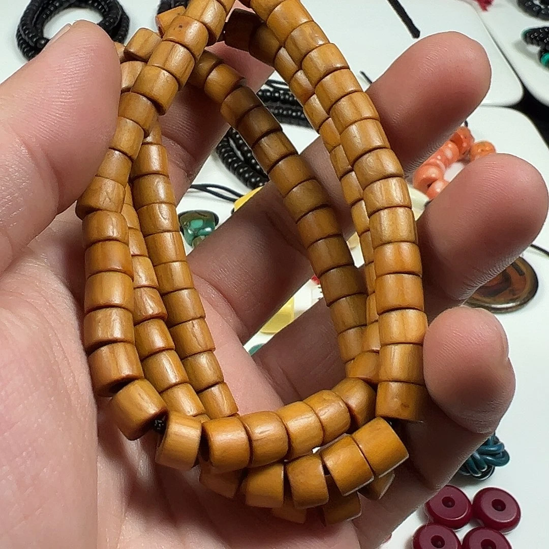 北***️星月菩提吊坠藏传原装六道木