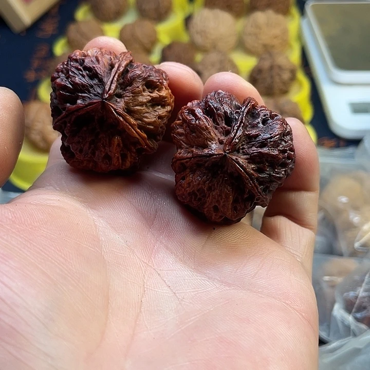 把件文玩核桃49玉凌三棱38