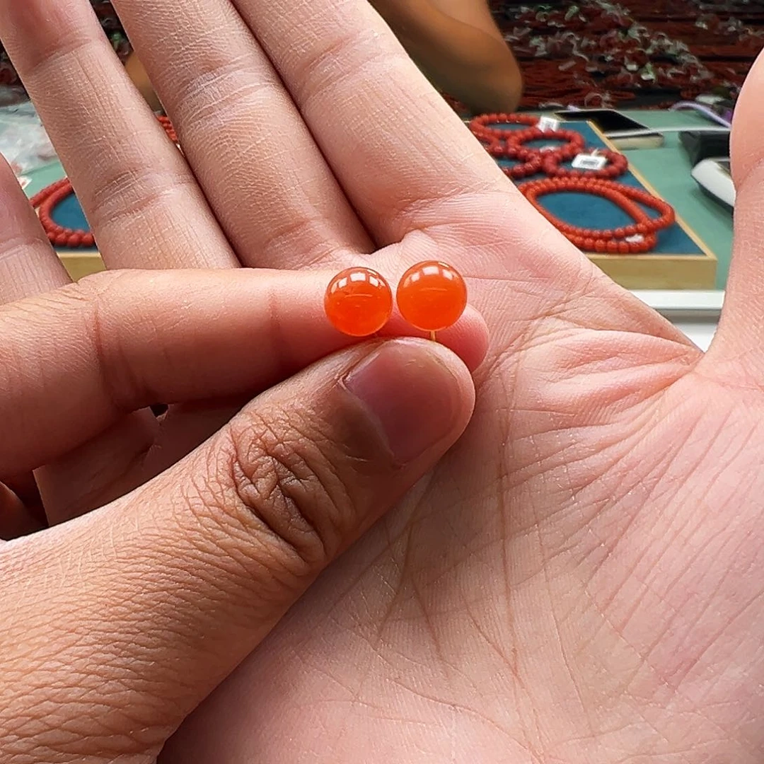 手链未镶嵌南红玛瑙耳钉