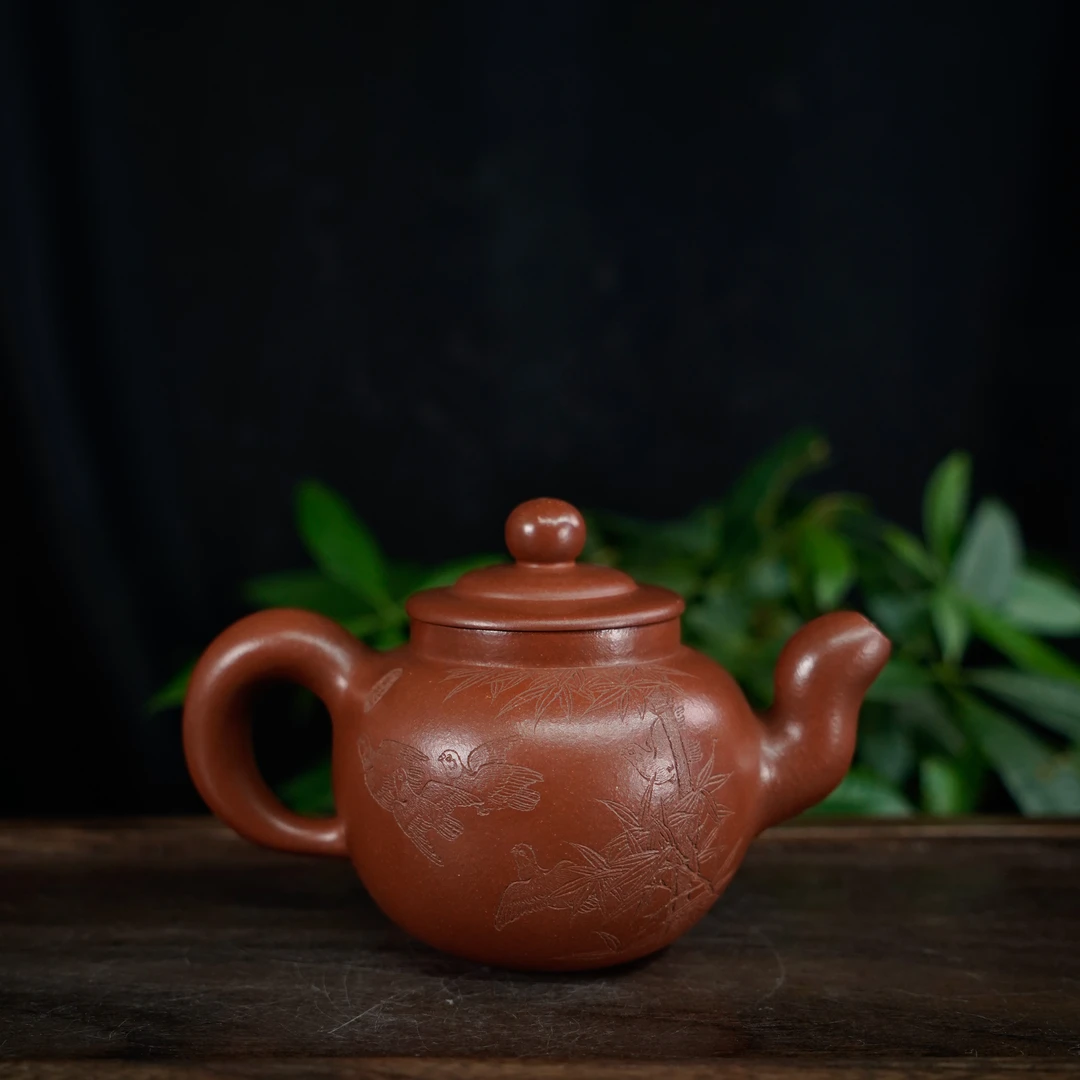 GSZS-5561  张雪超  宜兴手工紫砂 疾风壶