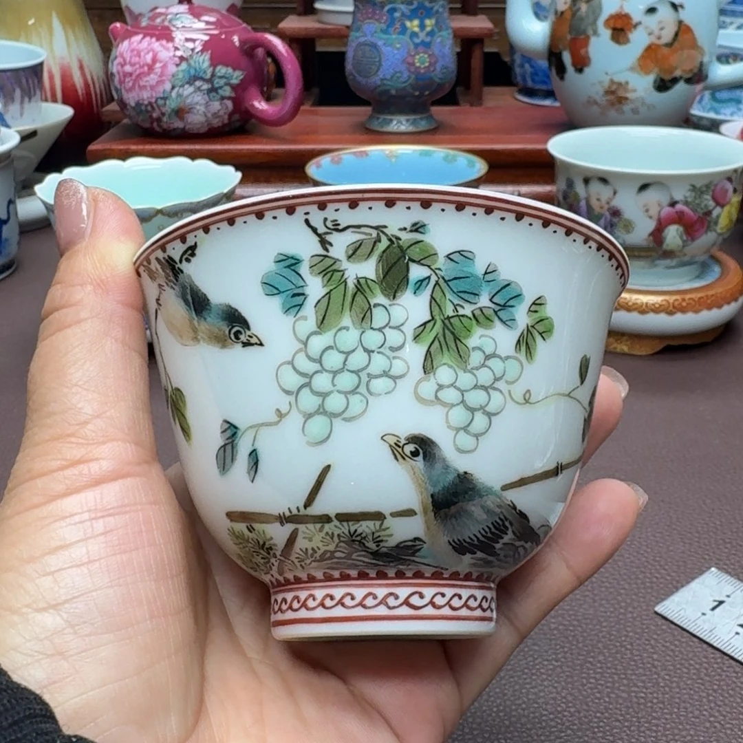 瓷片景德镇仿古手工制作精品展示