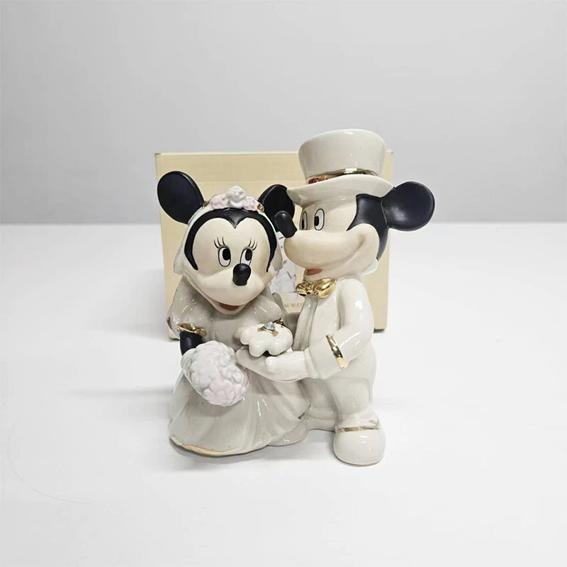 【高13.5cm】摩瑟家居【L家联名婚礼陶瓷摆件】TCDF玻璃花瓶摆件陶瓷