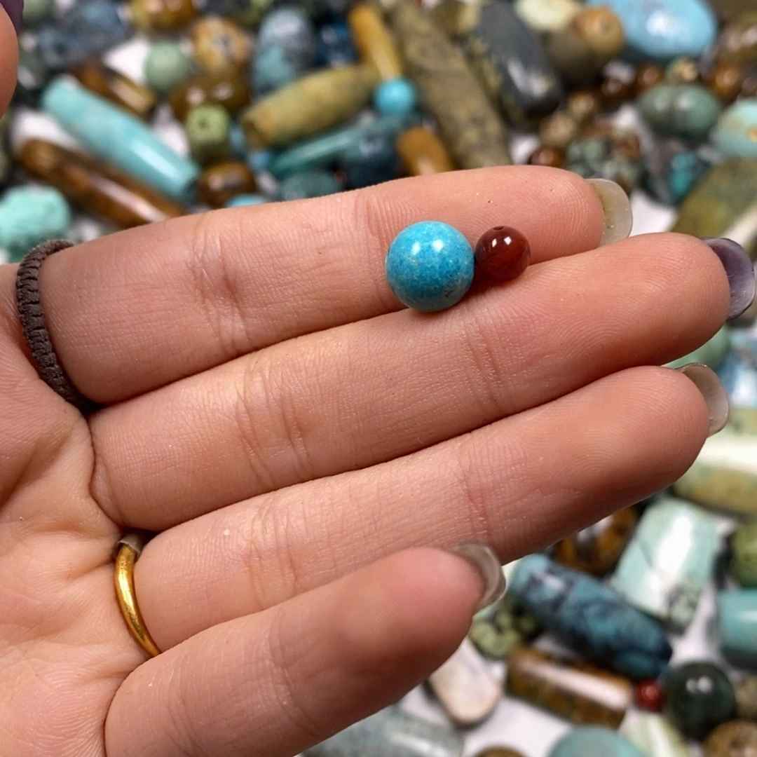 南红玛瑙合金珠宝半成品