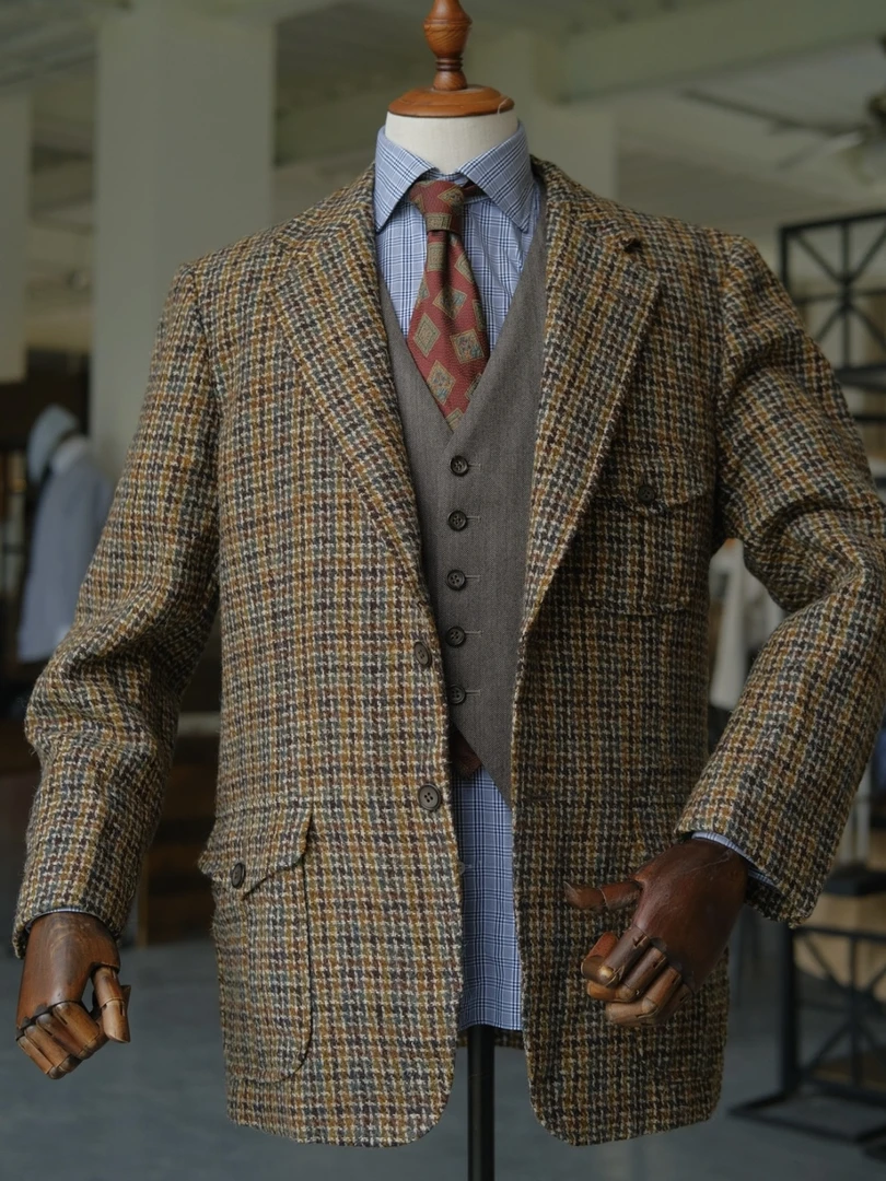 449-699Vintage微瑕西装夹克外套牛仔服