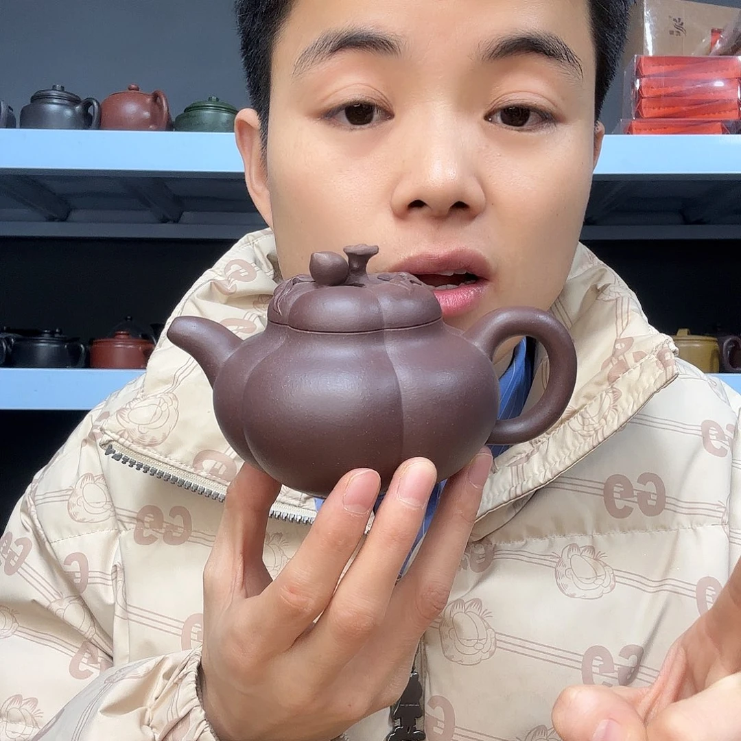 紫砂茶壶民间手艺人全手工制作