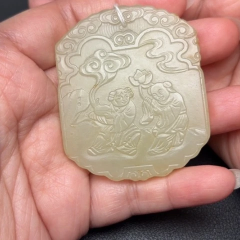 和田玉挂件未镶嵌知*