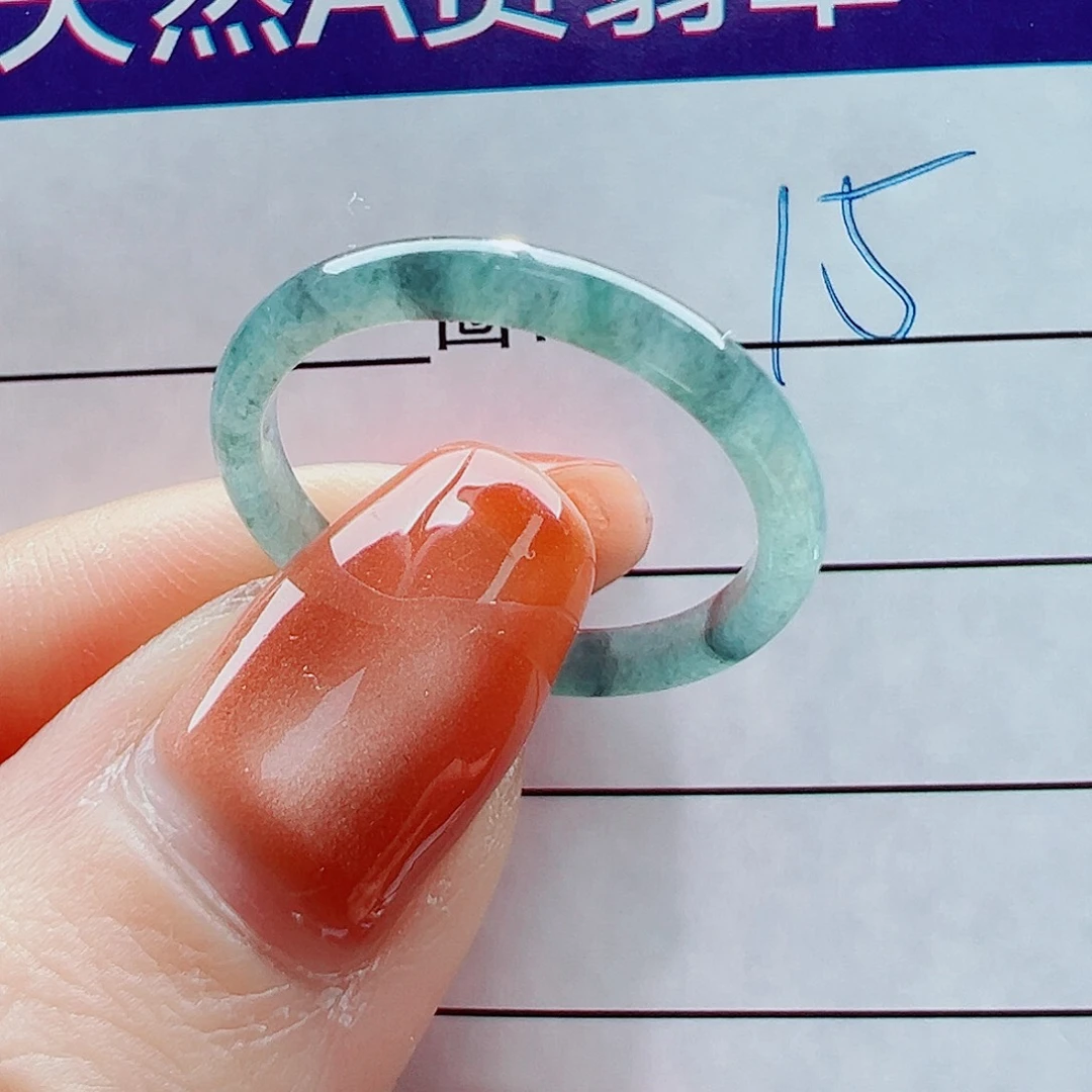 未镶嵌戒指翡翠戒圈