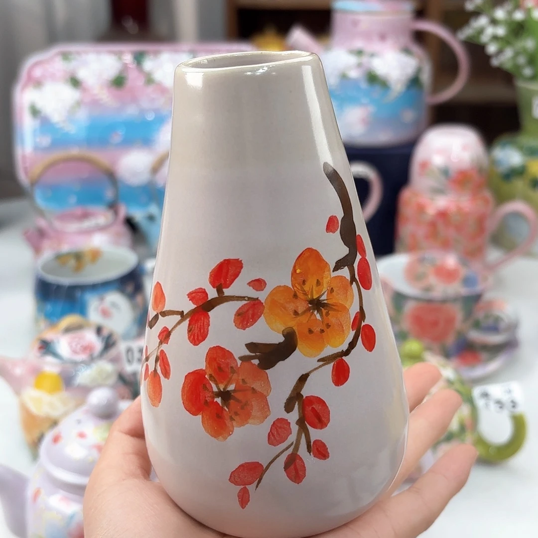 景德镇手绘高温釉下彩陶瓷茶具