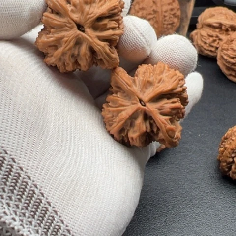 文玩核桃把件也*39全品虎头