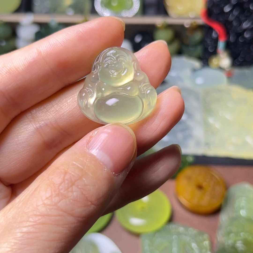 蛇纹石玉未镶嵌吊坠(不含链)