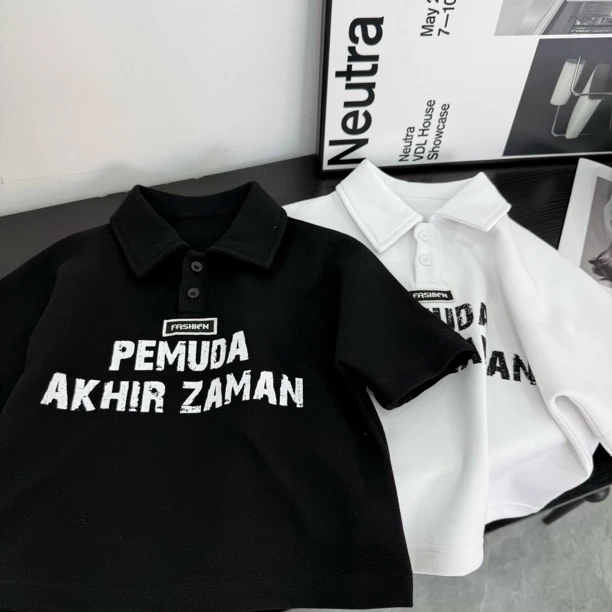 【现货高定款PEM】男童夏装2025新款儿童POLO衫男大童韩版夏款