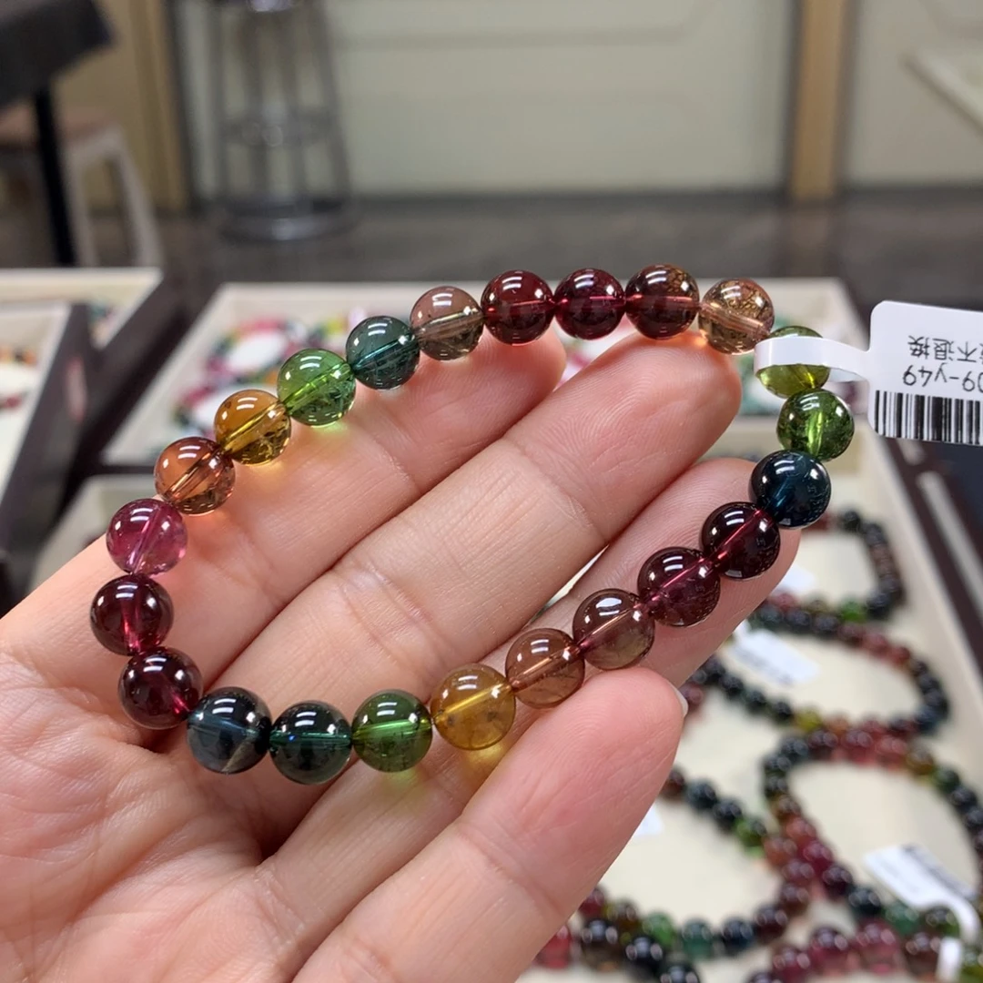 碧玺手链未镶嵌8.1左右