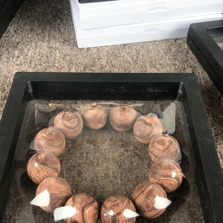 降真香手串/手链双面天眼紫罗兰千层2.0木