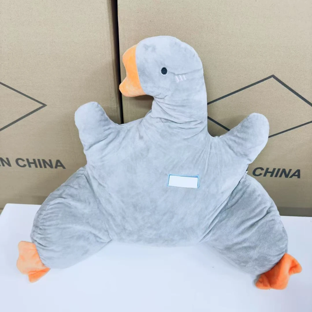 大鹅靠枕办公室靠腰沙发