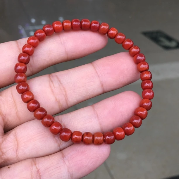 南红瓦西小尺寸精美老型隔片手串尺寸5.5mm女款时尚百搭