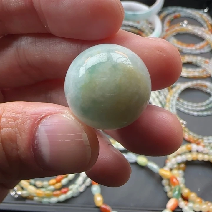 翡翠颈饰未镶嵌꧁****꧂特色珠子