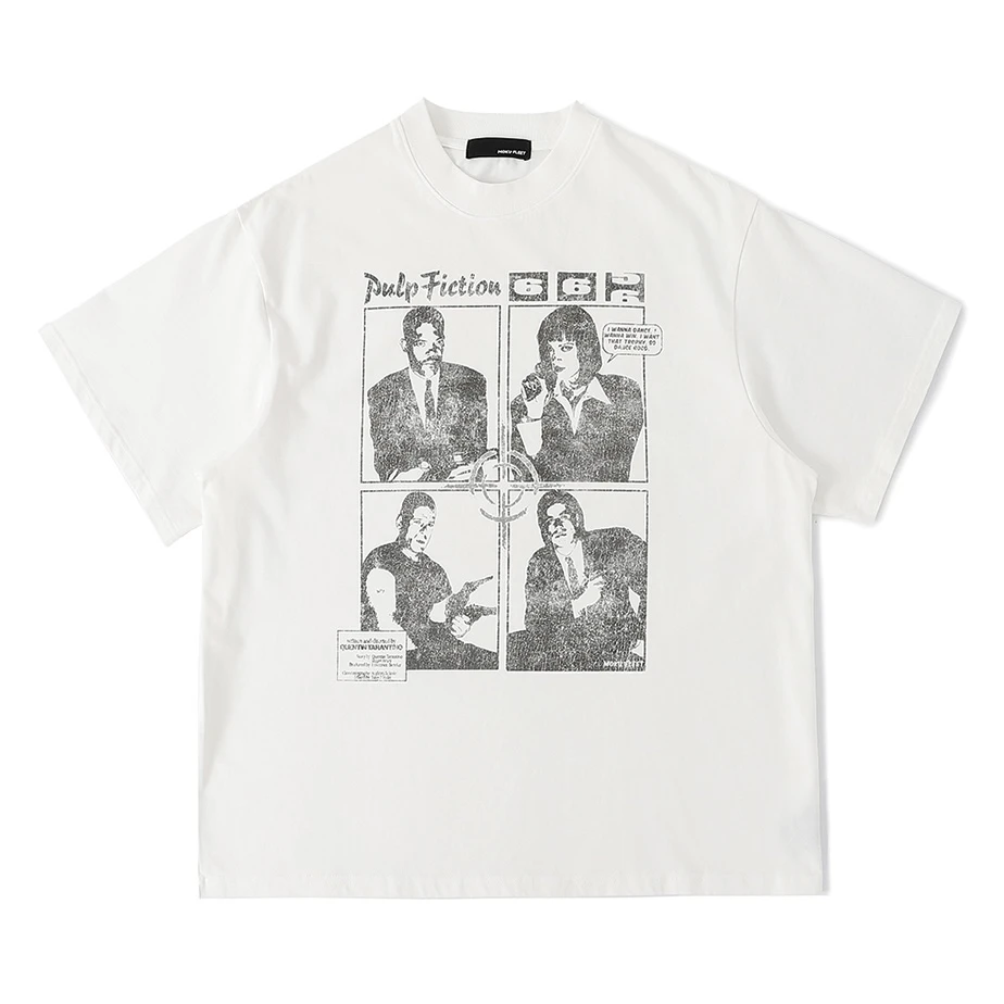 MOKU FLEET低俗小说电影做旧印花tee