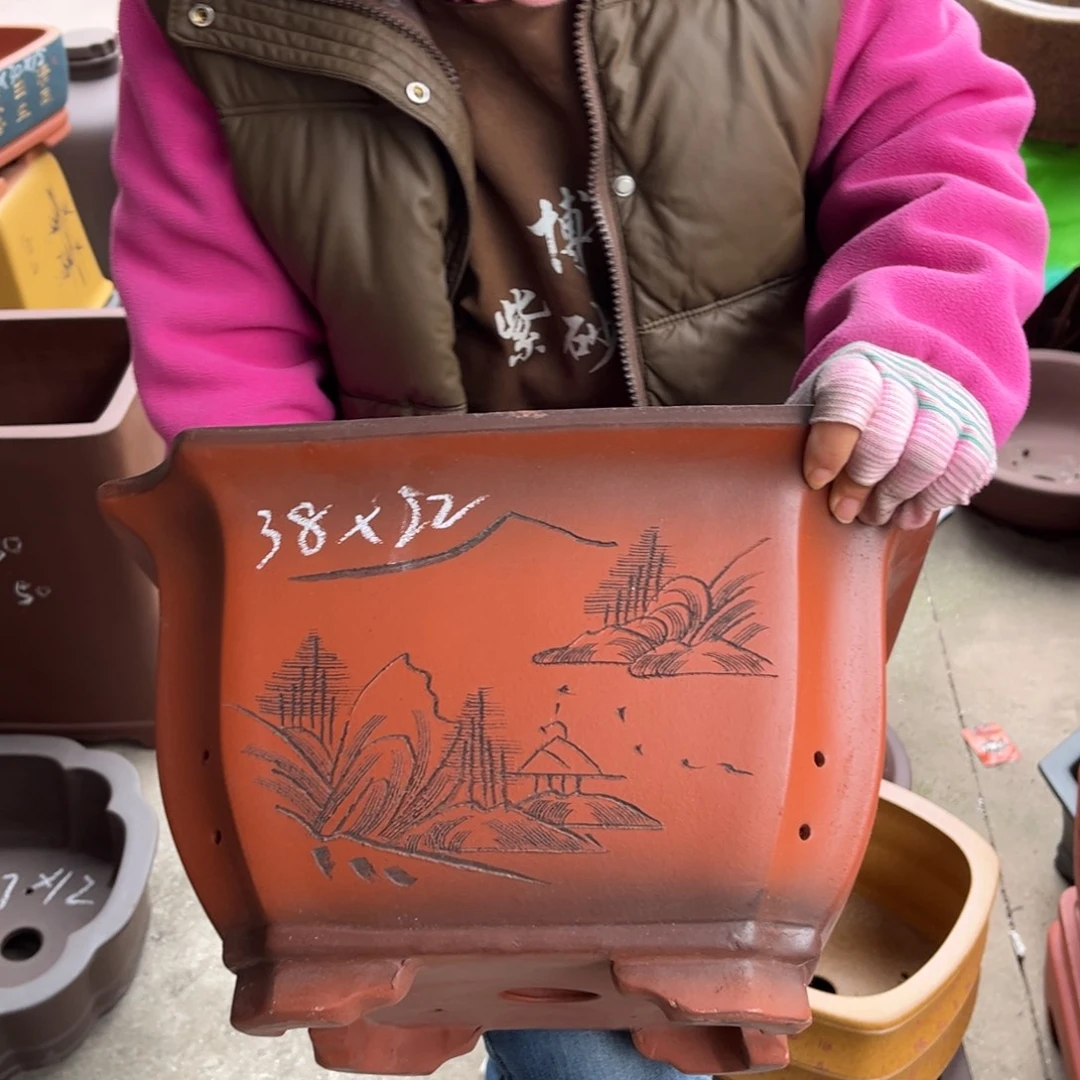 紫砂花盆盆景艺术