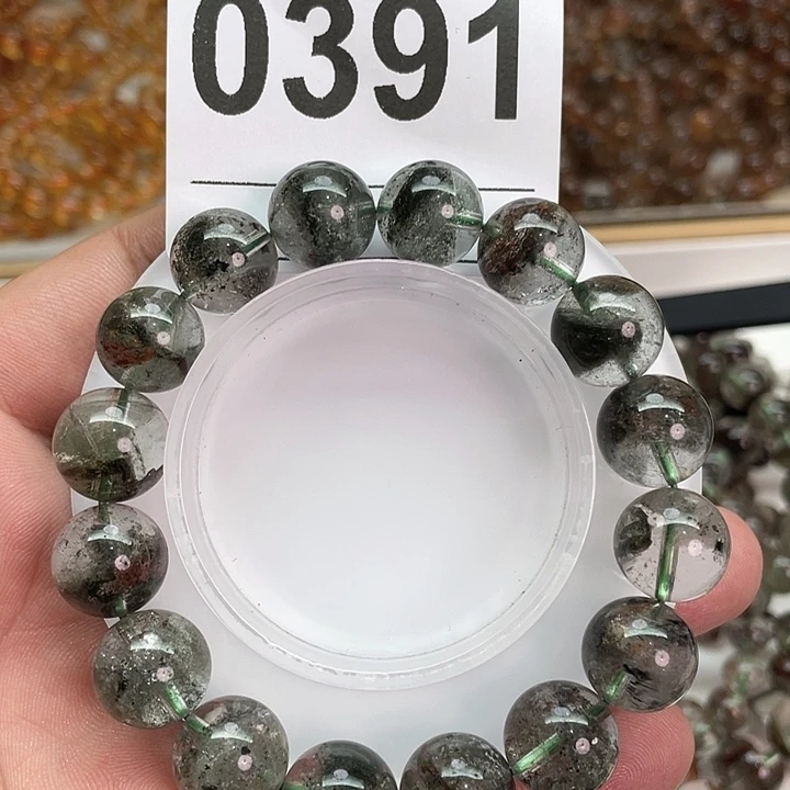 水晶手链未镶嵌绿幽灵手链卡14