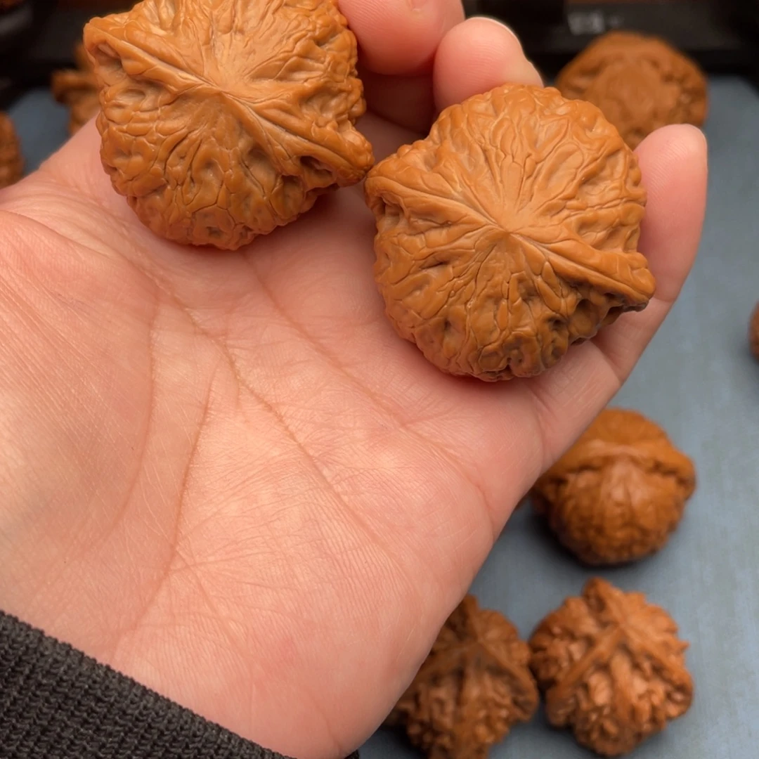 皮***猪文玩核桃把件全品铁锤42