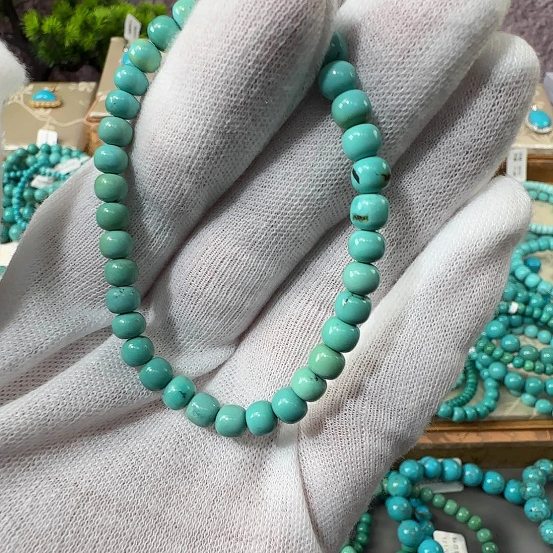 绿松石未镶嵌手串5mm➕