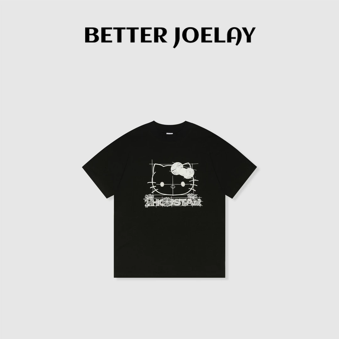 BETTER JOELAY -小版【古意新韵】百搭时尚微宽松短袖T恤ZZ3844