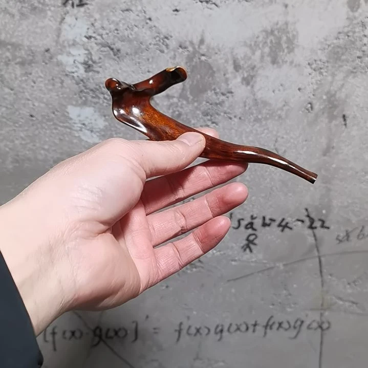 稳定木李*.贵州檬子木手把件烟具