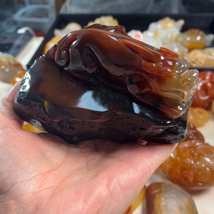 玛瑙/玉髓吊坠(不含链)未镶嵌