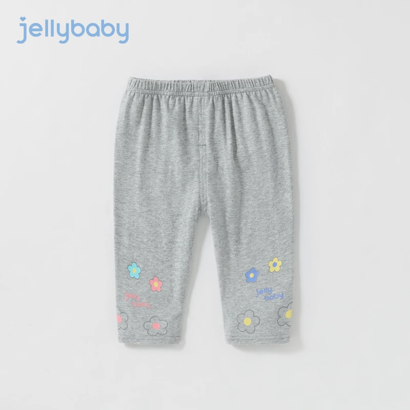 杰里贝比薄款女童婴儿裤子夏季宝宝儿童打底裤小童夏款 JDG12458J