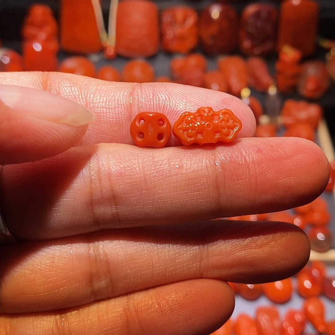 鹏***@南红玛瑙未镶嵌配饰