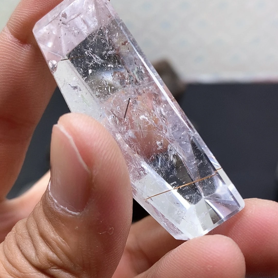 水晶珠宝半成品未镶嵌有瑕疵313