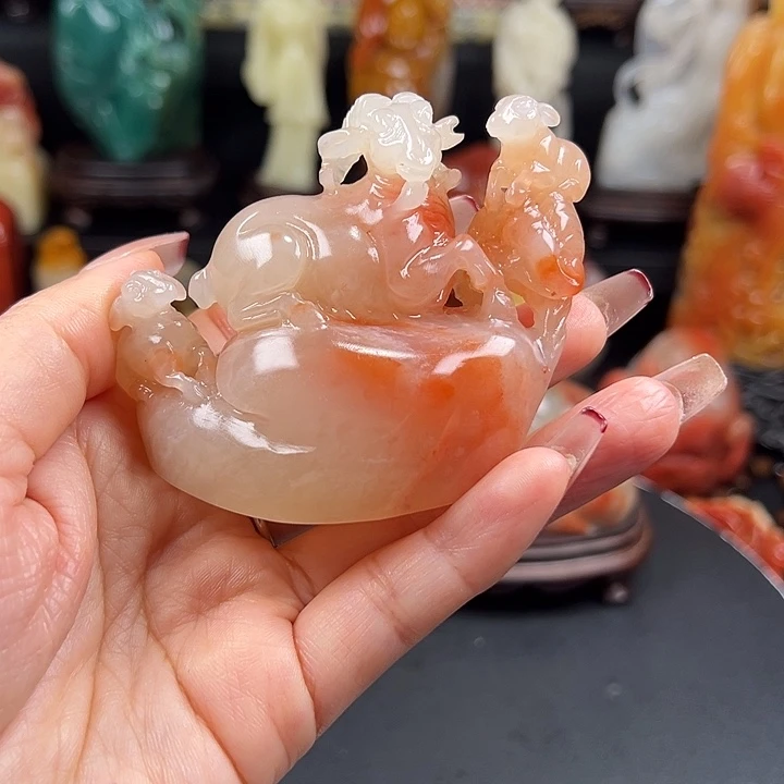 用***6寿山石高山水冻石