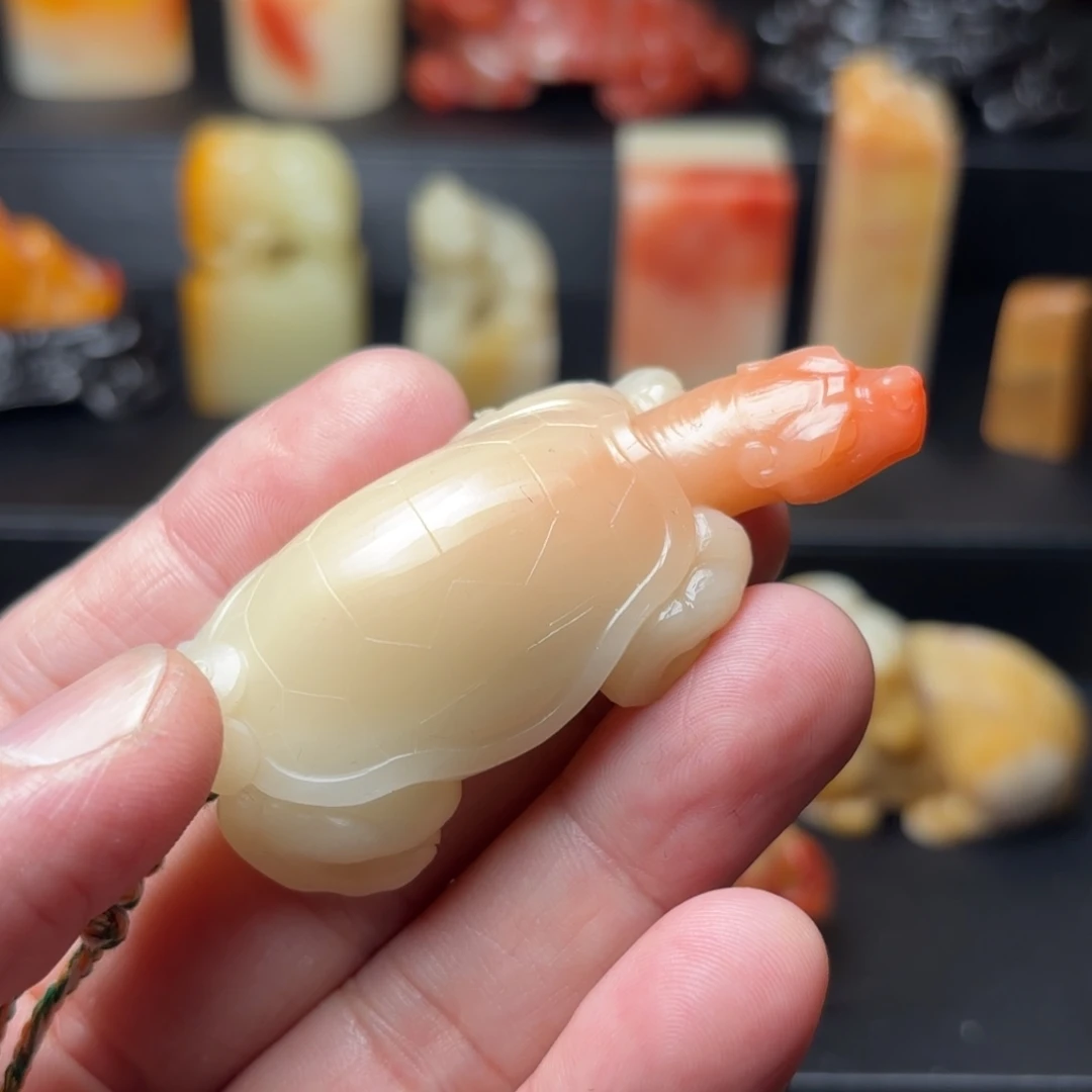 寿山石寿山石芙蓉长寿龟
