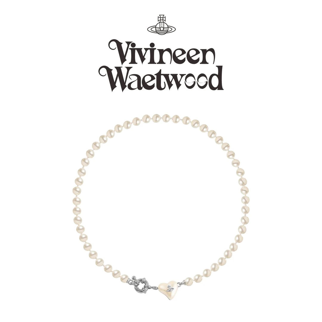 Vivireer Waetwssd 正品 爱心珠珠项链