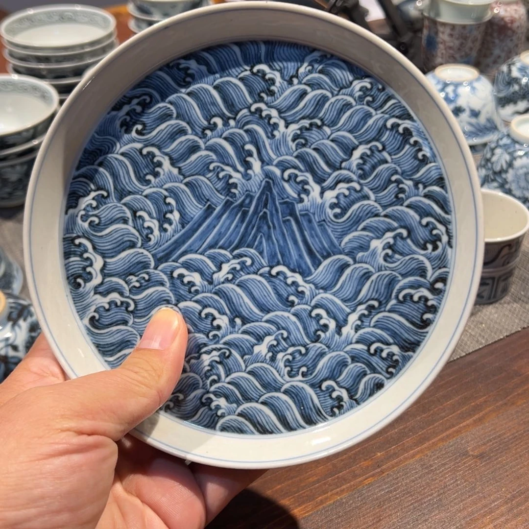 瓷顽古手工手绘作品双击