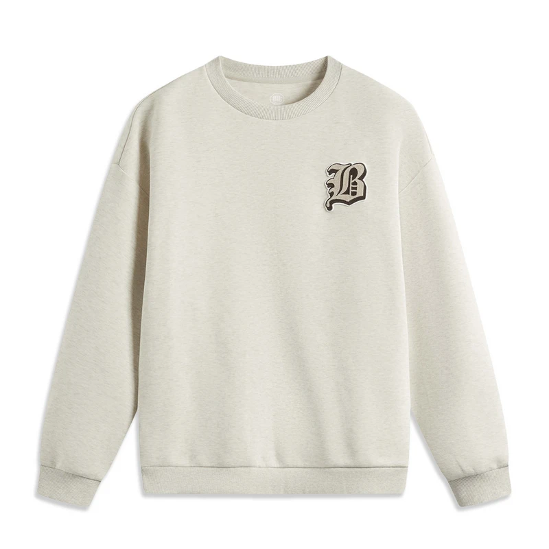 【2025新品】李宁反伍BADFIVE男子宽松套头卫衣AWDV031