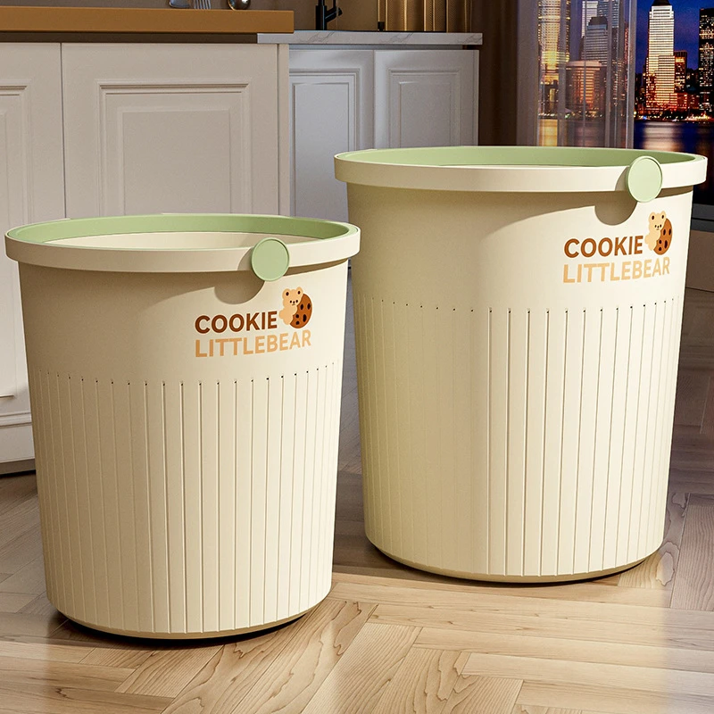 垃圾桶家用可爱大容量卫生间厕所客厅桌子厨房卧室办公室大号纸篓
