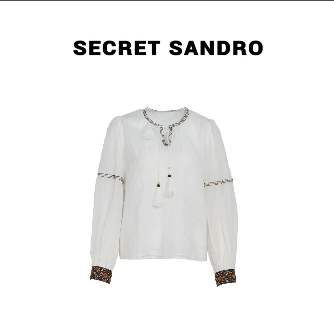 【泡芙】【多娜&Secret Sandro粉丝专享】上衣 S55221047N
