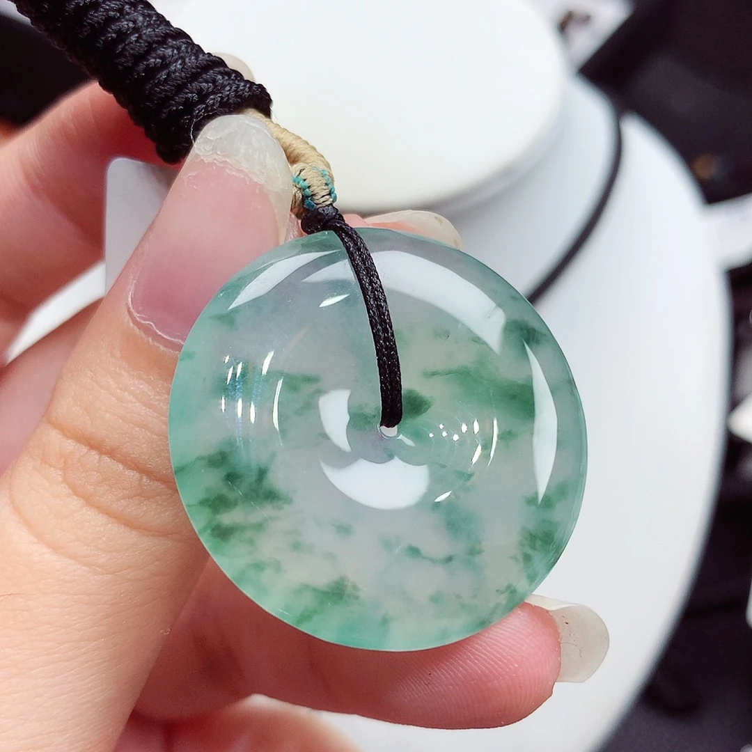 翡翠未镶嵌颈饰翡翠121，32/5.8