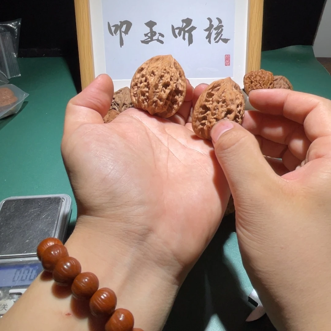 文玩核桃吊坠39全品麦穗虎头