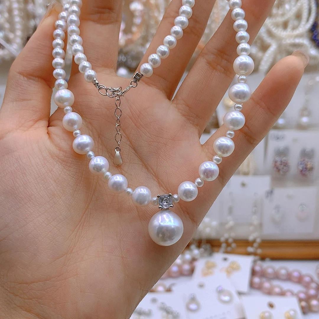 银S925镶嵌淡水珍珠发饰蛙*哈