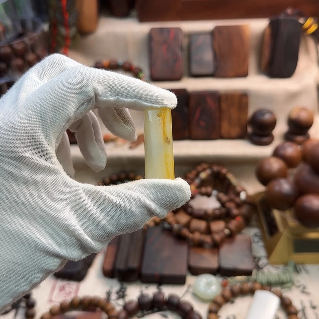 枣木黄沁吊坠吊坠