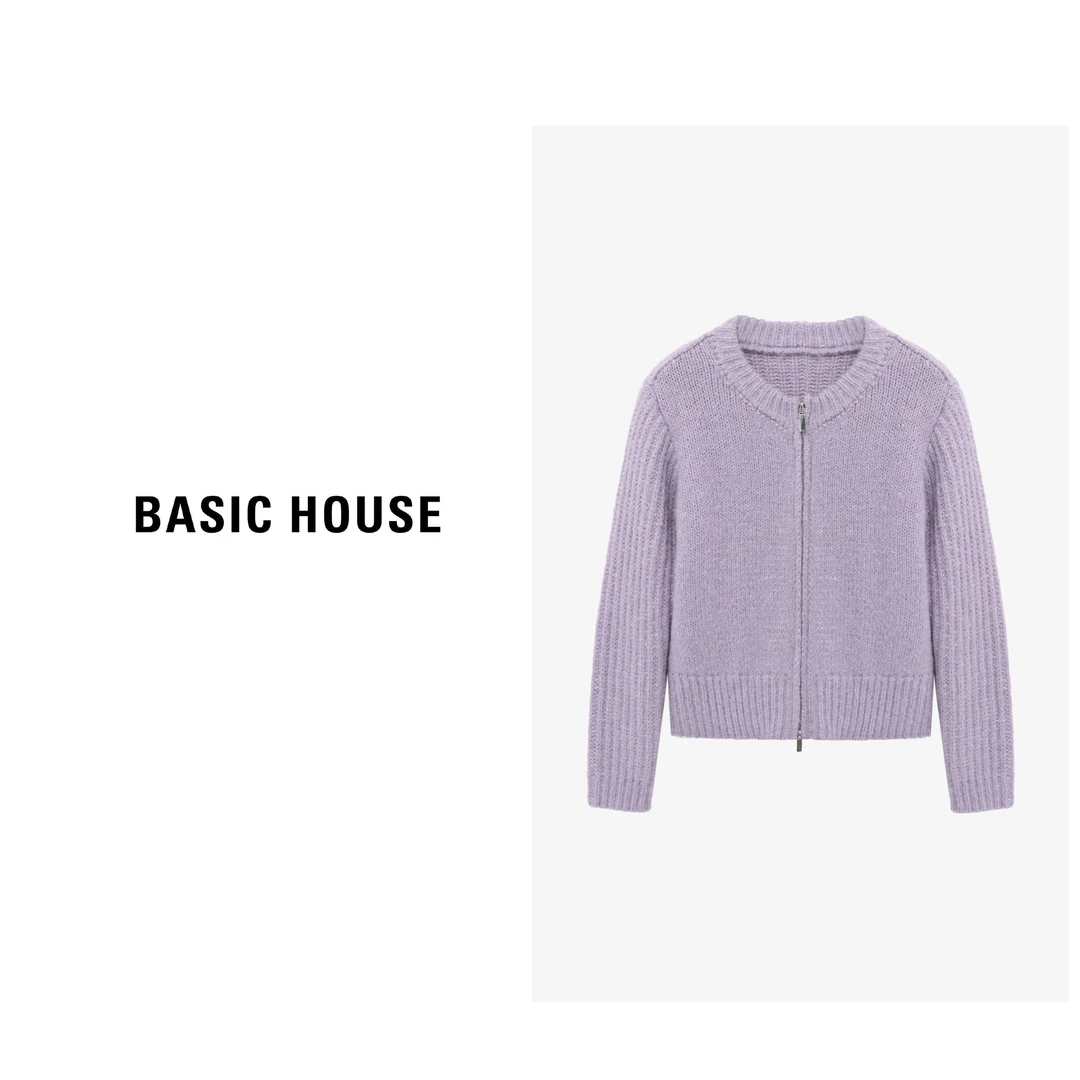 Basic House/百家好春季休闲百搭舒适休闲时尚毛衣B0625H5A862