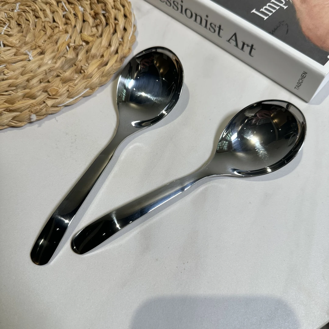 （2个装）304不锈钢加深汤匙勺子