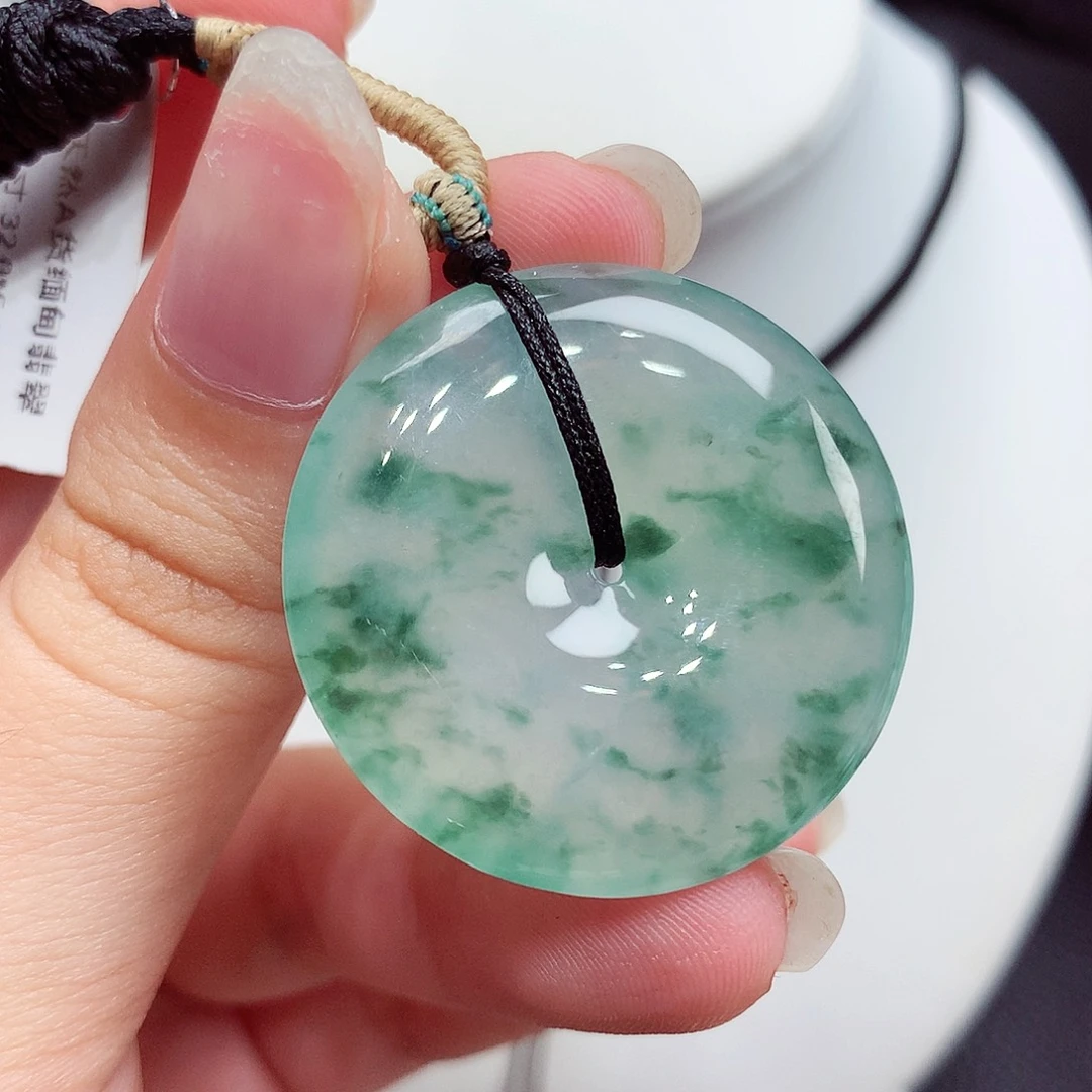 翡翠未镶嵌颈饰翡翠117，32/5.8
