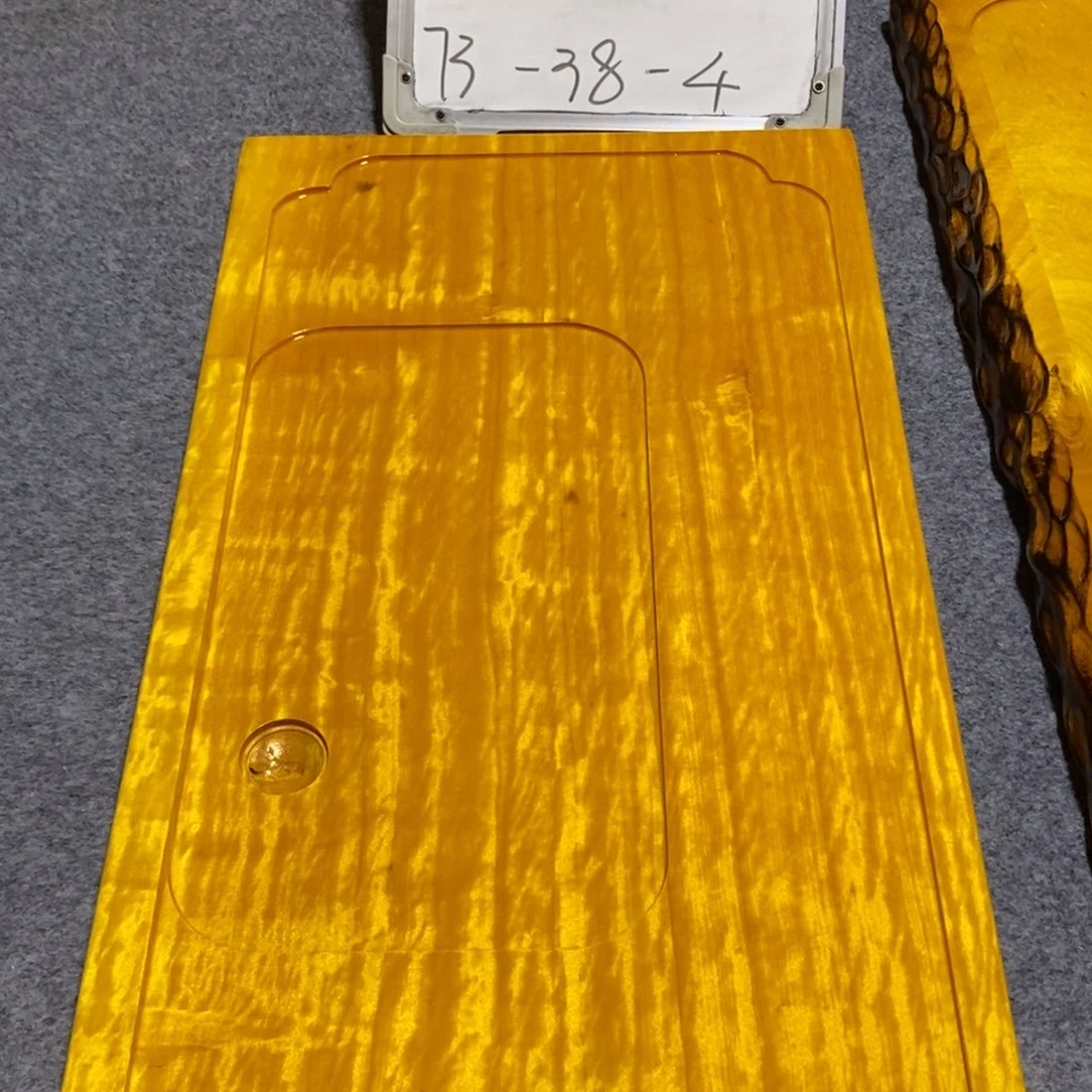 打***鱼非洲大叶金丝楠木茶盘