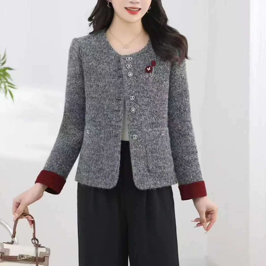 进口兔羊毛外套，专柜品质，遮肉显瘦