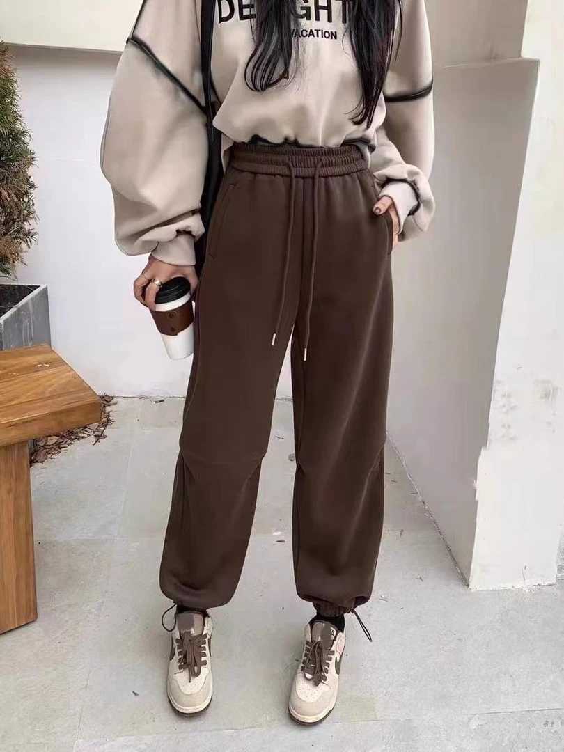 【P•T意法-画树】NN3071-时尚女装休闲裤加厚款