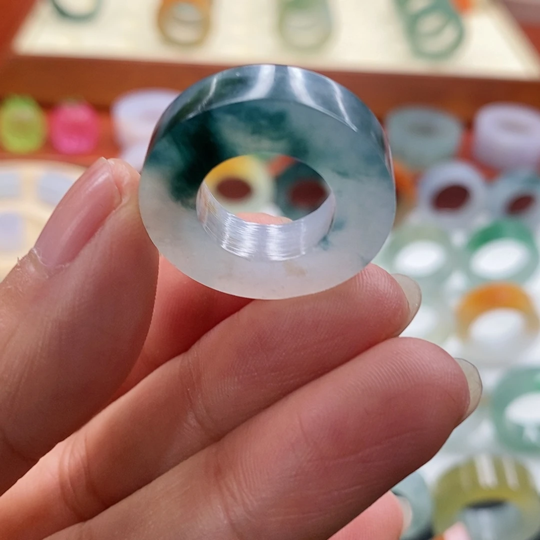 定制翡翠未镶嵌6-17圈口